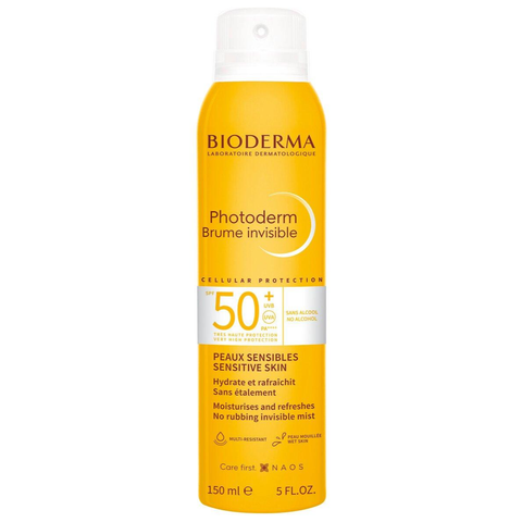Xịt chống nắng Bioderma Photoderm Invisible Mist SPF50+ Sensitive Skin 150ml