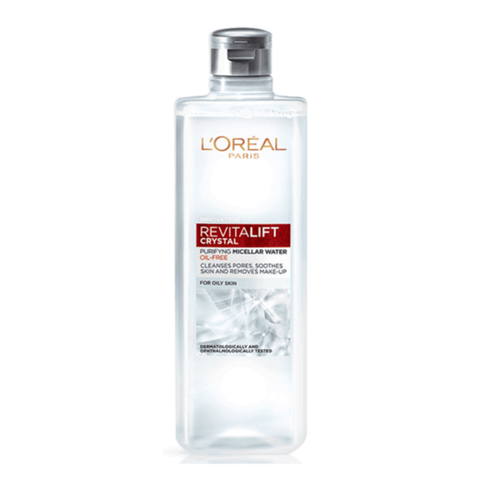 Nước Tẩy Trang Loreal Revitalift Crystal Đa Năng 3in1 Kiềm Dầu 400ml