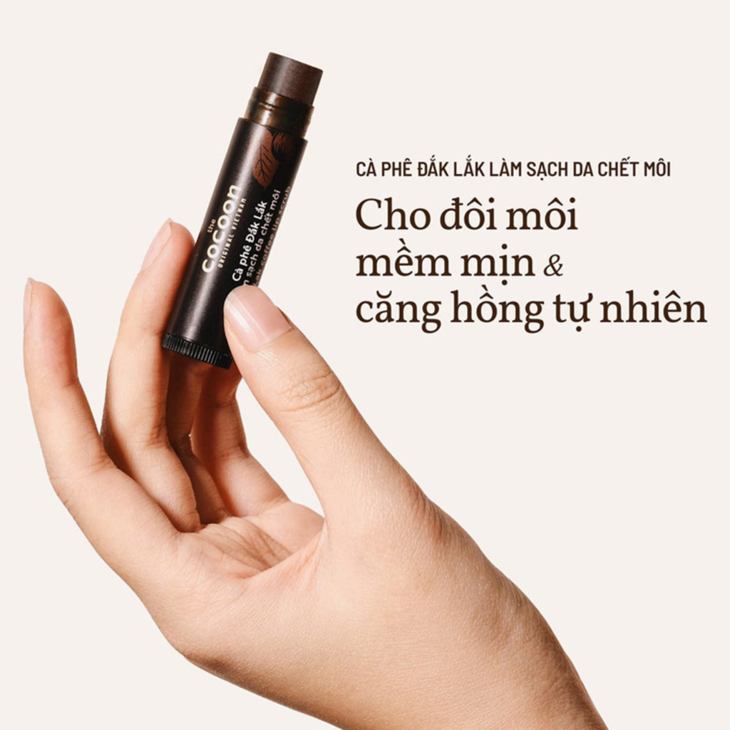 Tẩy Tế Bào Chết Môi Cocoon Dak Lak Coffee Lip Scrub 5g