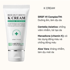 Kem Dưỡng Ẩm Phục Hồi Da Sau Lăn Kim Red Out Histolab K Cream 50ml