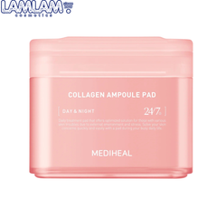 Miếng Bông Dưỡng ẩm, Chống Lão Hóa Mediheal Collagen Ampoule Pad 170ml (100 miếng)