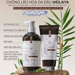 Bộ Gội Xả Gừng Weilaiya Màu Nâu Zingiber Essence