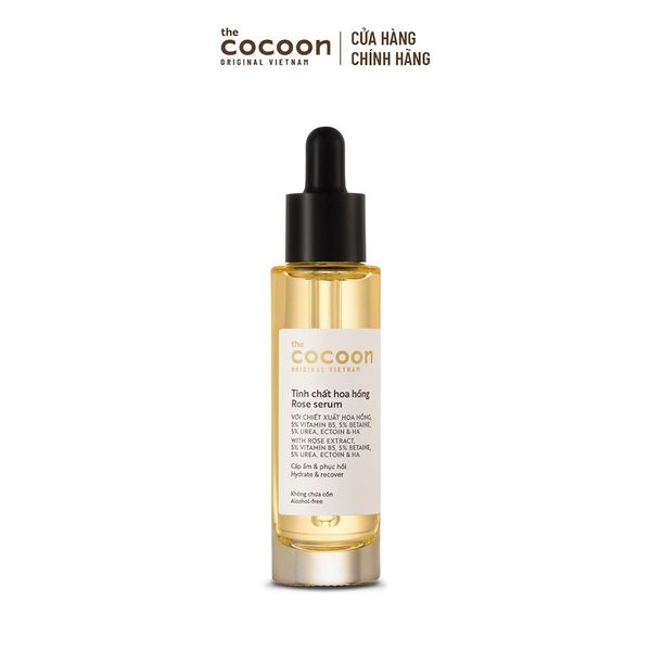 Serum Cocoon Cấp Nước & Cấp Ẩm Sâu Từ Hoa Hồng 30ml + serum nghệ mini