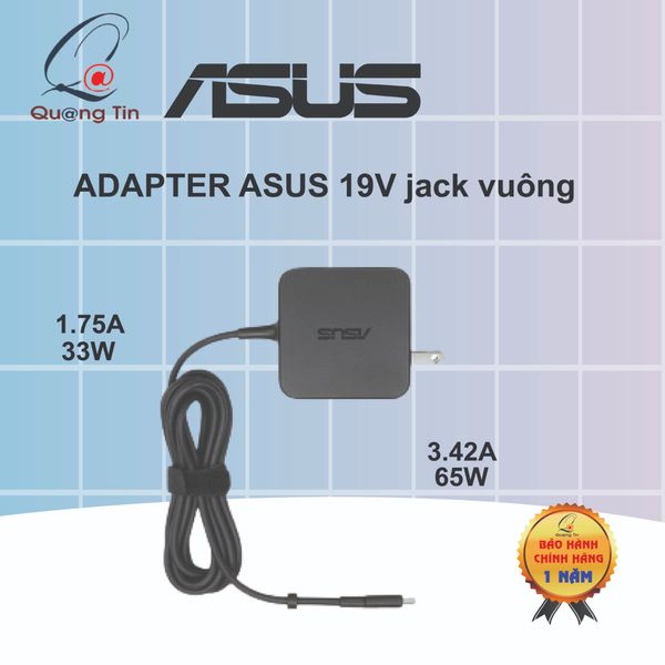 Adapter Laptop Asus_Loại Vuông_USB C