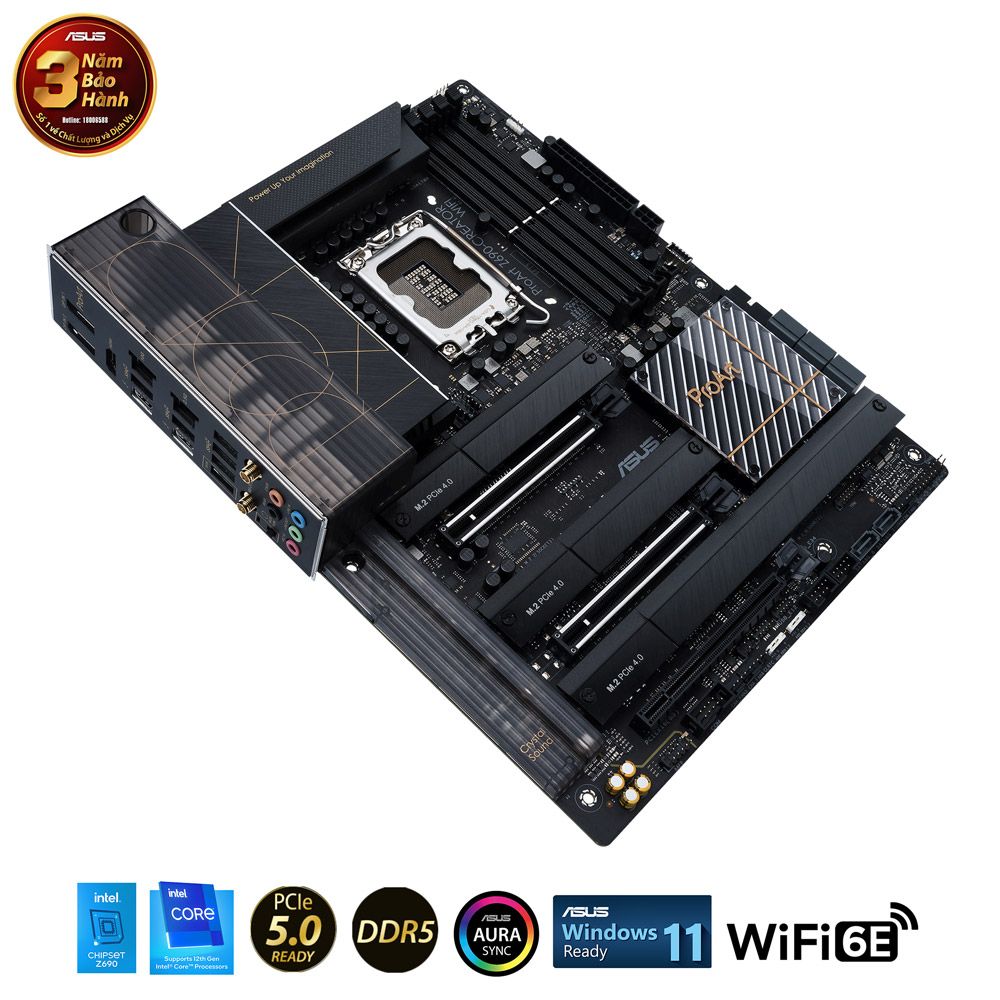 Mainboard Asus Proart Z690-Ceator Wifi (Intel Z690, Socket 1700, ATX, 4 khe RAM DDR5)