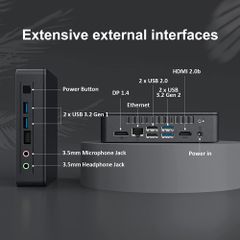 Bộ Mini PC ASUS Intel NUC 11 Essential NUC11ATKPE ( Pentium® Silver N6005/ 2xDDR4-2933/1xNVMe/ 1x DP/ 1xHDMI ) 90AB1ATK-MB1100