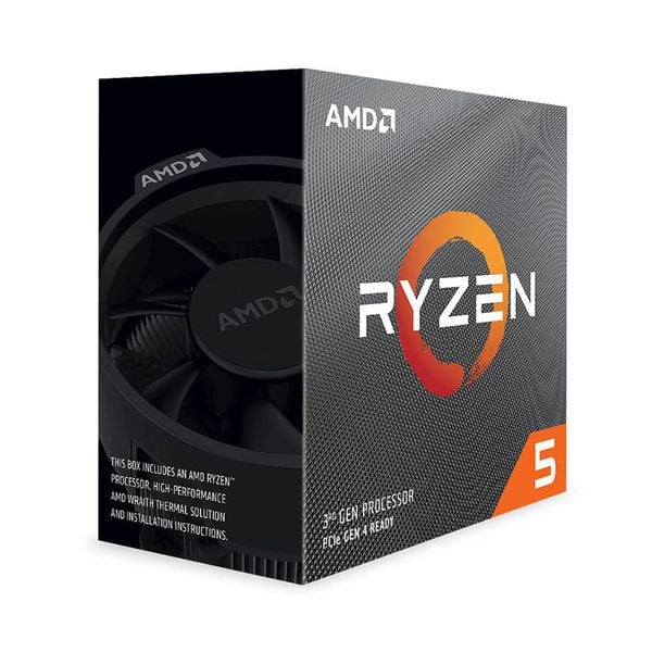 CPU AMD RYZEN 5 5500 (3.6 GHZ UPTO 4.2GHZ / 19MB / 6 CORES, 12 THREADS / 65W / SOCKET AM4)