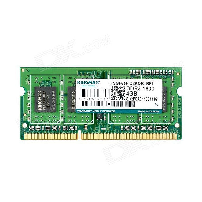 Ram Laptop Kingmax (KM-SD3L-1600-4GS) 4G (1x4B) DDR3 1600Mhz - Chính hãng