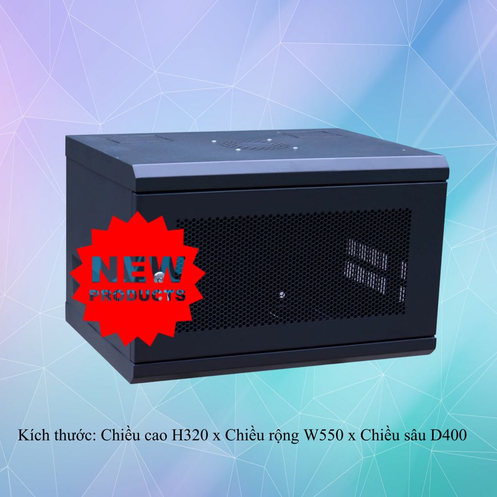 Tủ Mạng 6U Treo Tường D400