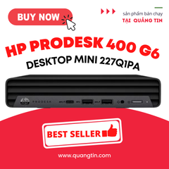 Máy tính để bàn HP Prodesk 400 G6 Desktop Mini 227Q1PA - Chính Hãng