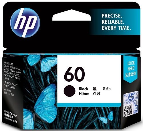 Mực in Chính hãng HP 60 Black Ink Cartridge (CC640WA)