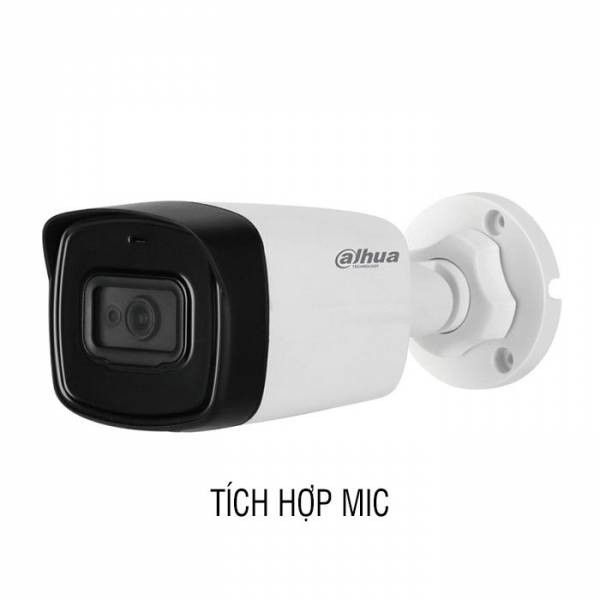 Camera HDCVI 2MP Dahua DH-HAC-HFW1200TLP-A-S5 tích hợp mic