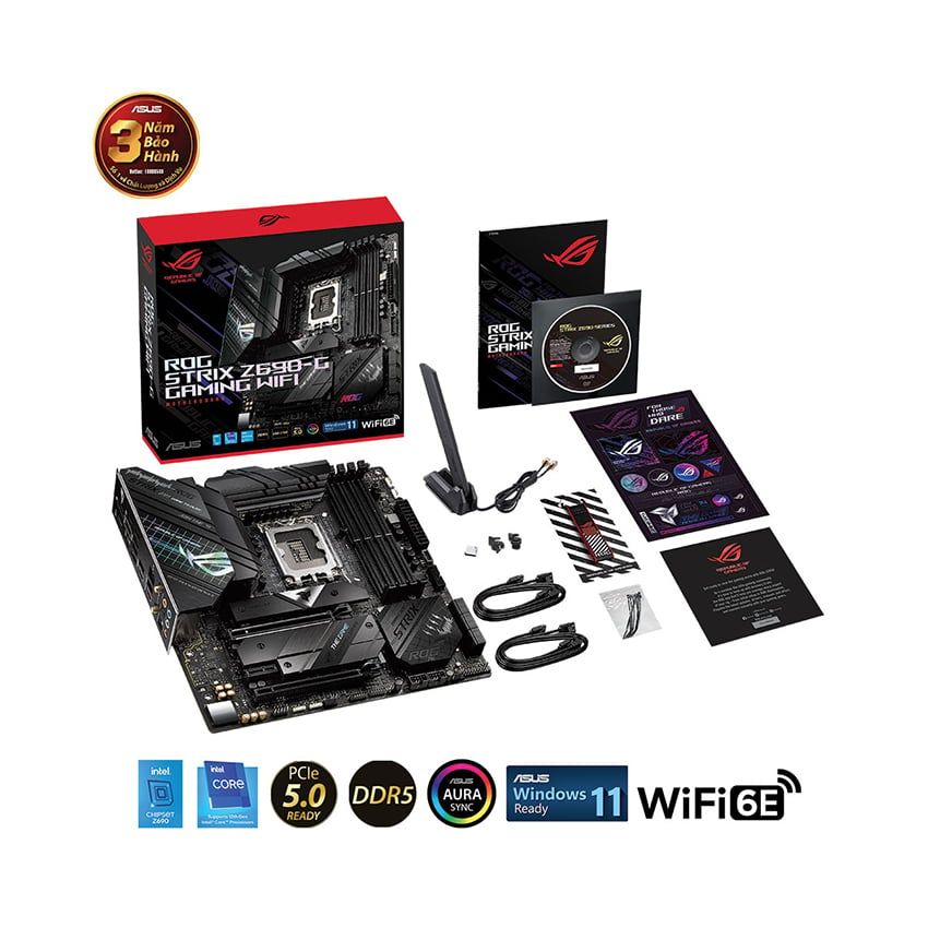 Mainboard Asus Rog Strix Z690-G Gaming Wifi (Intel Z690, Socket 1700, ATX, 4 khe RAM DDR5)