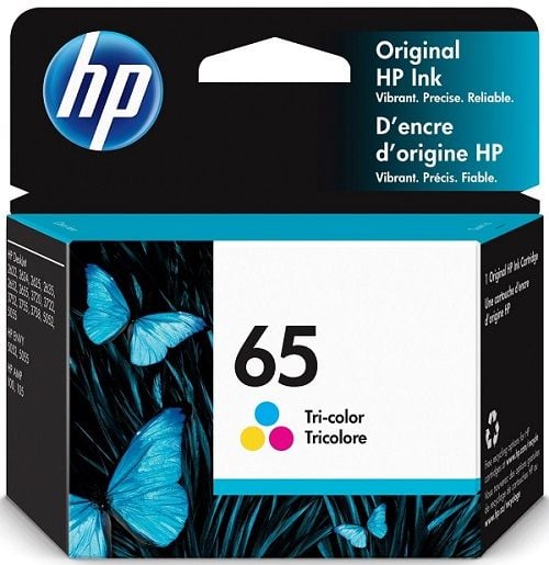 Mực in Chính hãng HP 65 Tri-color Original Ink Cartridge (N9K01AA)