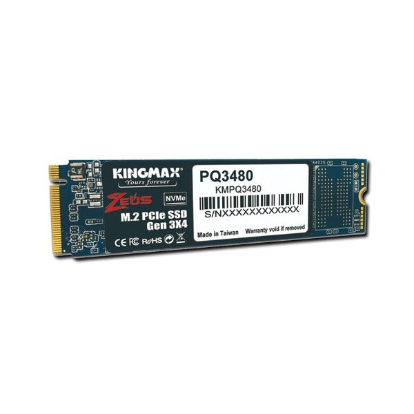 Ổ cứng SSD Kingmax M.2 2280 PCIe 512GB PQ3480 (Zeus- Gen3x4) Chính hãng