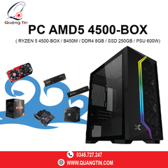 AMD 5 4500 | Ryzen 5 4500| B450M | DDR4 8GB| SSD 250GB| PSU 600W