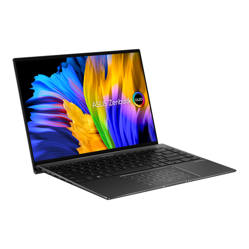 Laptop Asus Zenbook 14X OLED UM5401QA-KN209W ( R5-5600H/8GB on board/512GB PCIe/AMD Radeon /14 inch OLED 2.8K/Win11/Đen)