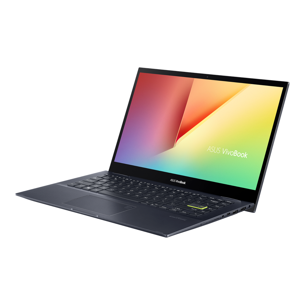 Laptop Asus Vivobook Flip TM420UA-EC182W ( R7-5700U/4GB on board + 4GB/512GB PCIe/AMD Radeon /14 inch FHD Touch/Win11/Đen)