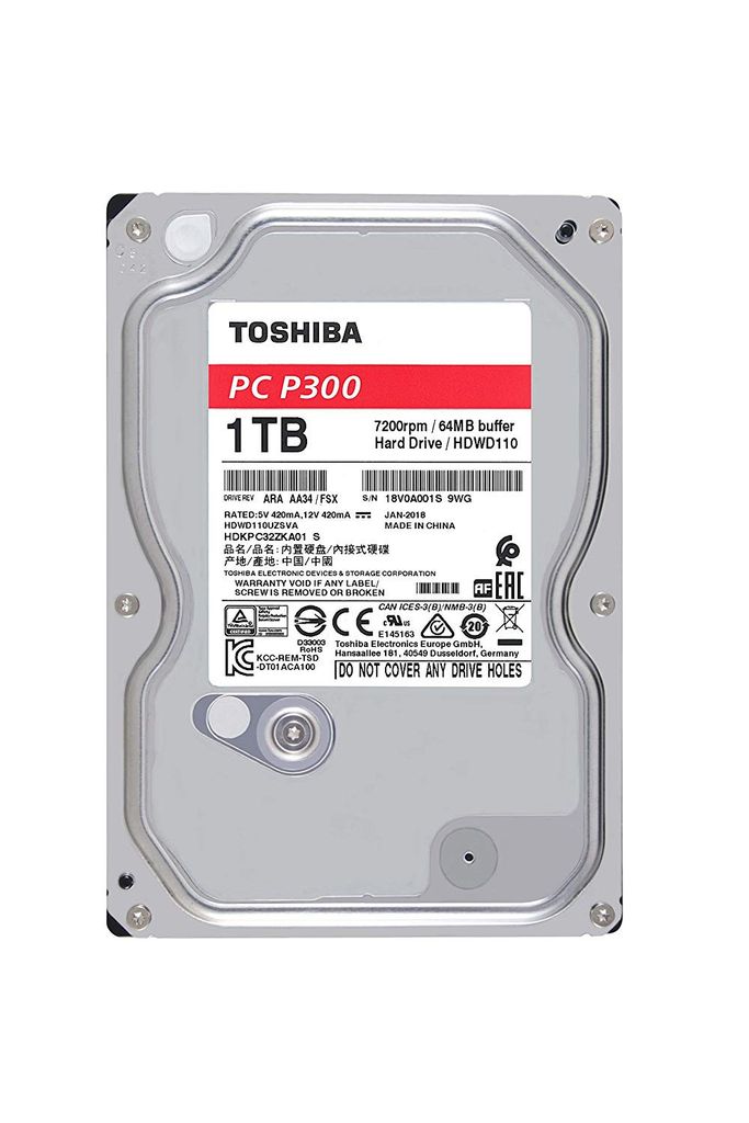 Ổ cứng HDD Toshiba P300 1TB 7200RPM 64MB SATA 3.5