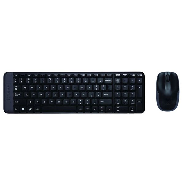 Bộ bàn phím chuột không dây Logitech MK220 USB