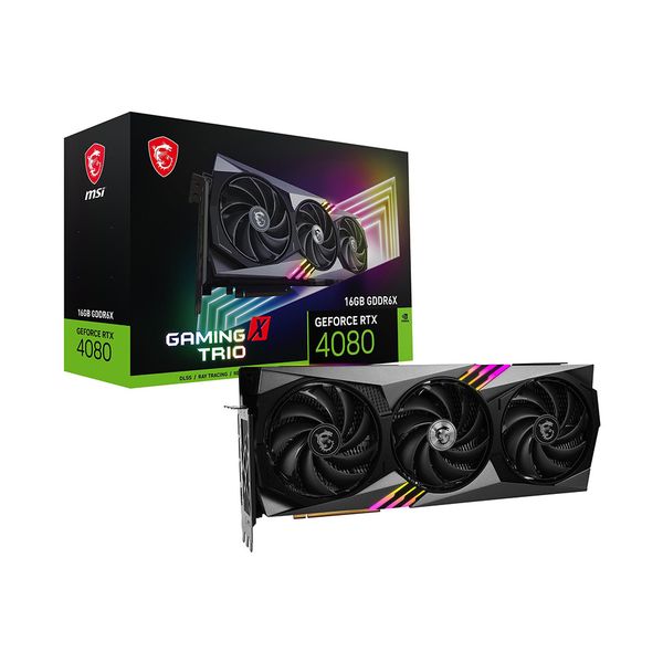 Card màn hình MSI RTX 4080 16GB GAMING X TRIO 16GB GDDR6X