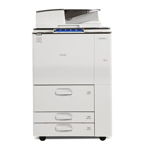 Cho thuê máy photocopy đa năng trắng đen Ricoh MP 7503 công nghiệp - ( New 98%)
