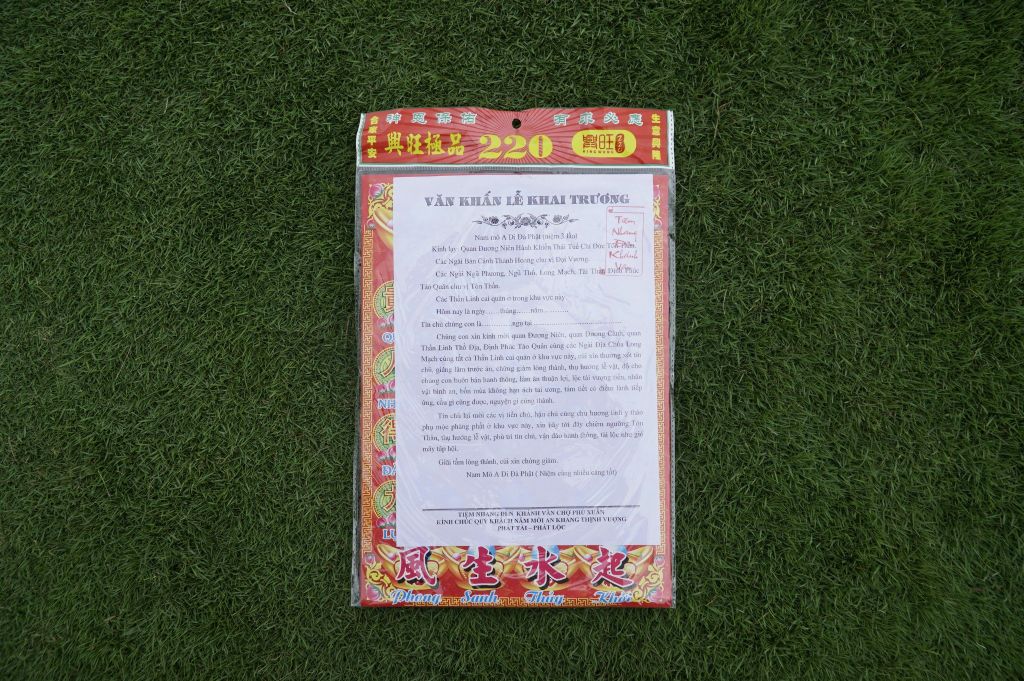 Bộ đồ cúng Khai Trương cao cấp - Có hướng dẫn cúng