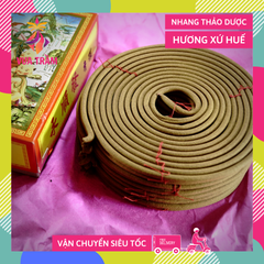 Nhang khoanh thảo dược Vĩnh Thuận Phát - Hương 10 vòng Xứ Huế cháy 24 giờ - Hộp đỏ cao cấp
