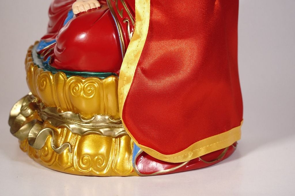 Áo choàng Thần Tài Thổ Địa, áo choàng Tượng Phật, áo Bà vải đỏ vàng giản đơn - Nhiều cỡ