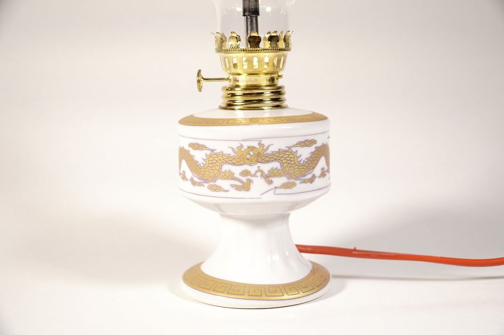 Đèn thờ điện led cúng truyền thống trụ tròn vàng cung đình 18cm sáng rực rỡ - Có dây + bóng sẵn