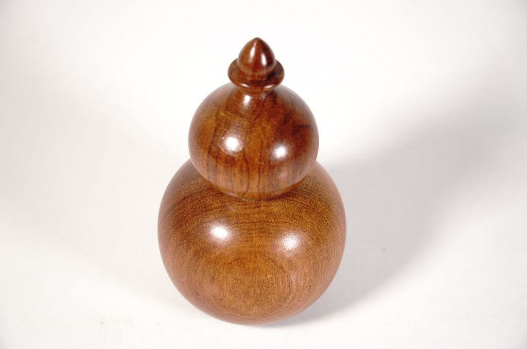 Ống tăm gỗ hương HỒ LÔ ống đựng tăm đẳng cấp nguyên khối - Cao 12cm