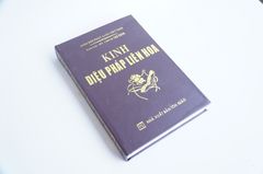 Sách Phật Giáo - Kinh Diệu Pháp Liên Hoa bìa da nâu - Thích Trí Tịnh - Chữ to rõ 600 trang