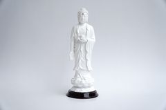 Tượng Phật A Di Đà đứng trắng ngà - Cao 25cm
