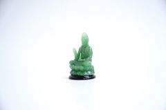 Tượng Phật Bà Quan Thế Âm Bồ Tát ngồi cẩm thạch - Cao 6cm