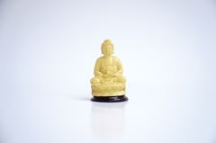 Tượng Phật A Di Đà ngồi vàng đất - Cao 6cm
