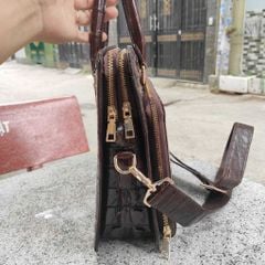 CẶP TÁP DOANH NHÂN... Da cá sấu thật 100% đẹp đẳng cấp!