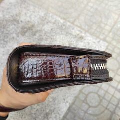 Clutch cầm tay da cá sấu cao cấp cho nam/nữ (KHÓA SỐ BẢO MẬT)