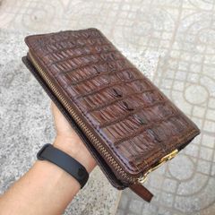 Clutch cầm tay gai đuôi cá sấu rất đẹp (CÓ KHÓA SỐ BẢO MẬT)