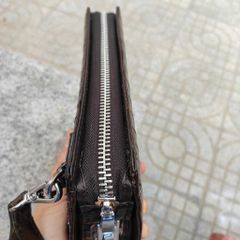 Clutch cầm tay da bụng cá sấu đẹp tinh tế (CÓ KHÓA SỐ BẢO MẬT)