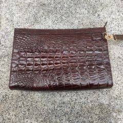 Clutch cầm tay da cá sấu cho nam [DA ĐUÔI CÁ SẤU RẤT ĐẸP]