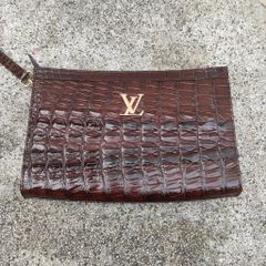 Clutch cầm tay da cá sấu cho nam [DA ĐUÔI CÁ SẤU RẤT ĐẸP]