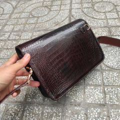 Cặp nam da cá sấu cầm tay Phiên bản Đặc biệt màu Mận chín [3 SỐ BẢO MẬT]