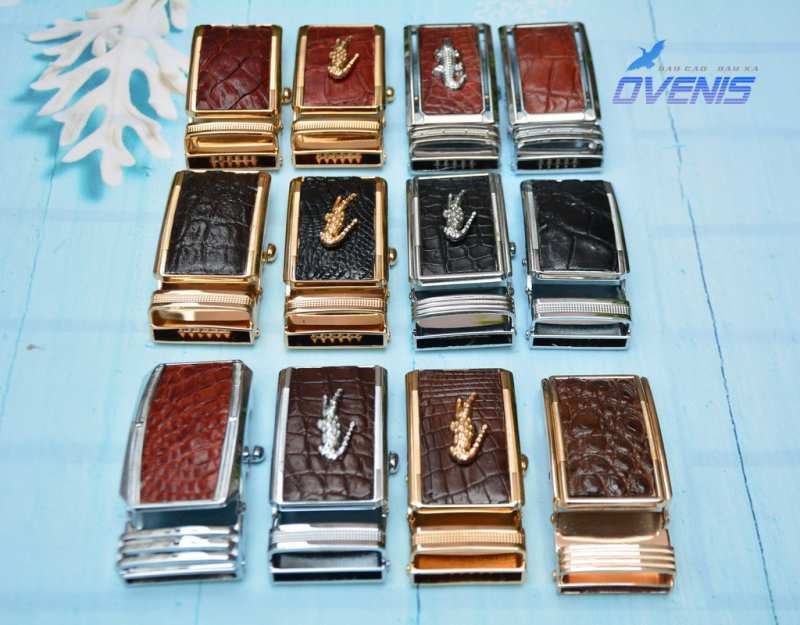 Mặt Khóa Kim Loại Đúc Cho Thắt Lưng Cá Sấu DS10TH