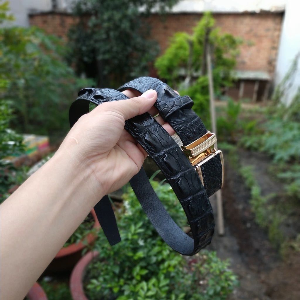 Thắt Lưng Da Cá Sấu. Gù Cá Sấu Đẹp Sang Chảnh