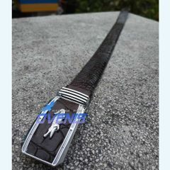 Thắt Lưng Da Cá Sấu Thật 100%. Da Bông Hông Rất Mềm Và Bền