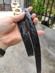 Dây lưng nữ [MẶT KHÓA THÉP KO GỈ]. Gù gai cá sấu sang trọng!