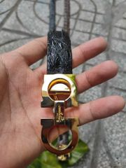 Dây lưng nữ [MẶT KHÓA THÉP KO GỈ]. Gù gai cá sấu sang trọng!
