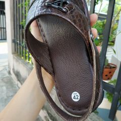 Dép sandal nam da cá sấu thật 100% [Mẫu Đẹp Không Đụng Hàng] Giá rẻ nhất toàn quốc!