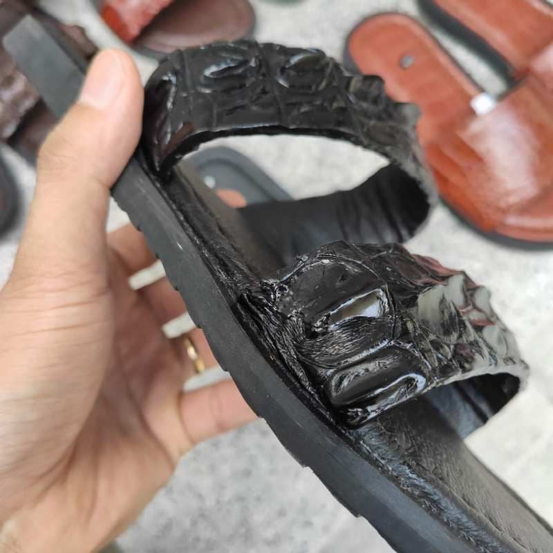 Dép nam 2 quai ngang GAI LƯNG CÁ SẤU RẤT CHẤT!