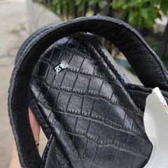Dép sandal [DA CÁ SẤU HÀNG HIỆU] đế cao su tự nhiên siêu bền!